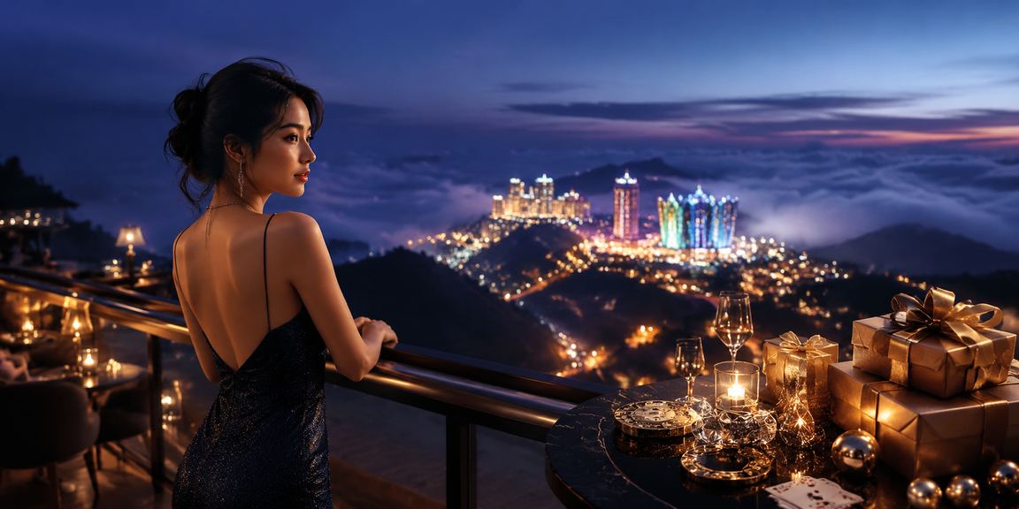 Suasana hiburan kasino bergaya Malaysia di Genting Highlands dengan platform f700